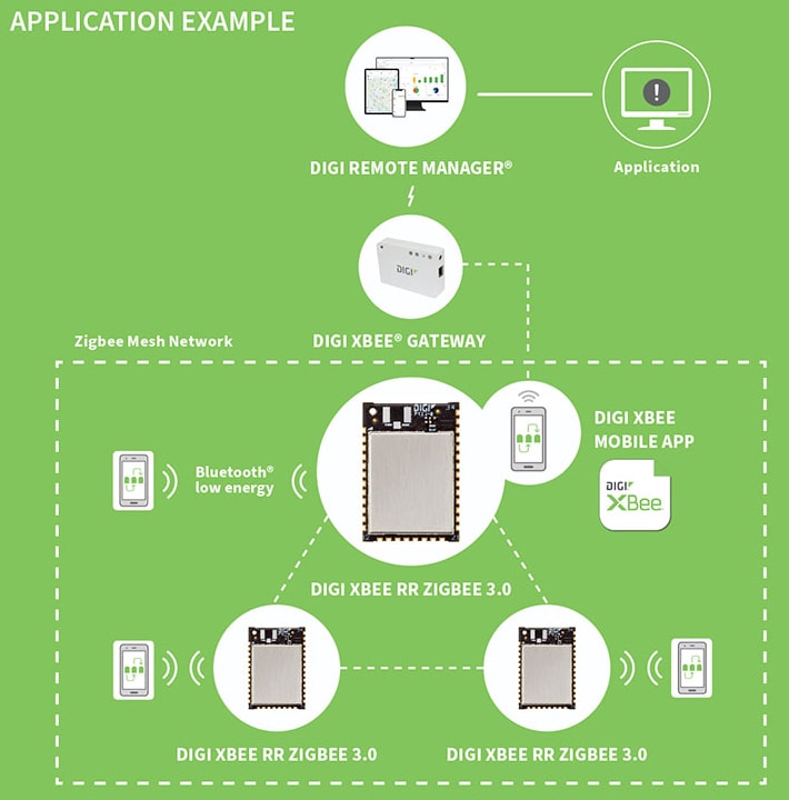 信息图 - Digi XBee® RR模块